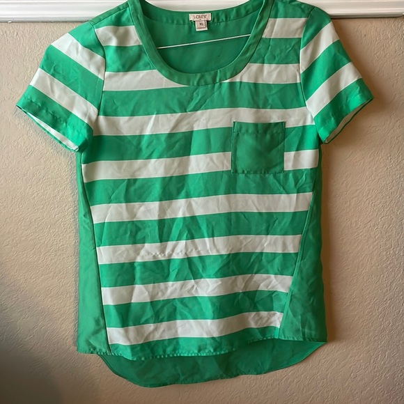 J Crew short sleeve blouse - Picture 1 of 5